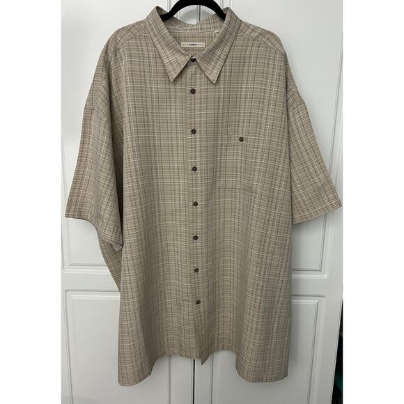 2 Moda Campia Moda Men's Short Sleeve Button Front Shirts Size 4XL - Picture 2 of 12